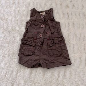 Baby girl cargo onsie size 12-18 months.